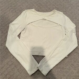 White Long Sleeve Women's Top